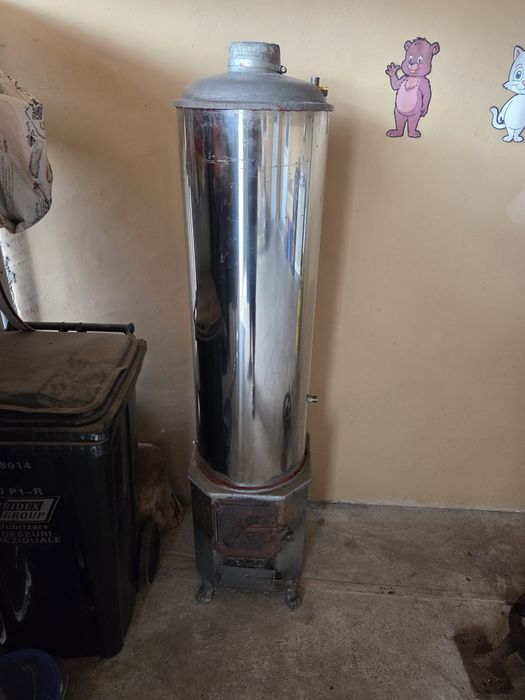 Boilăr de inox pe lemne