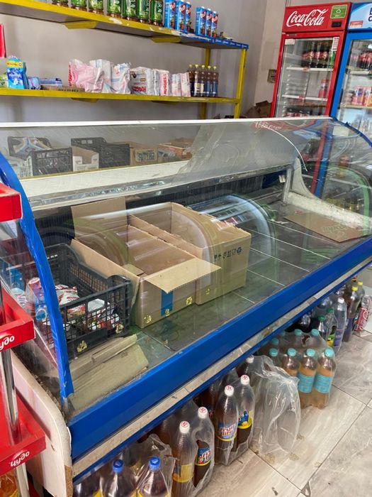 Витринный холодильник, морозильник