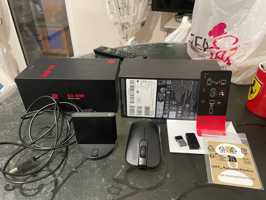 Геймарска безжична мишка ZOWIE S2-DW 4K