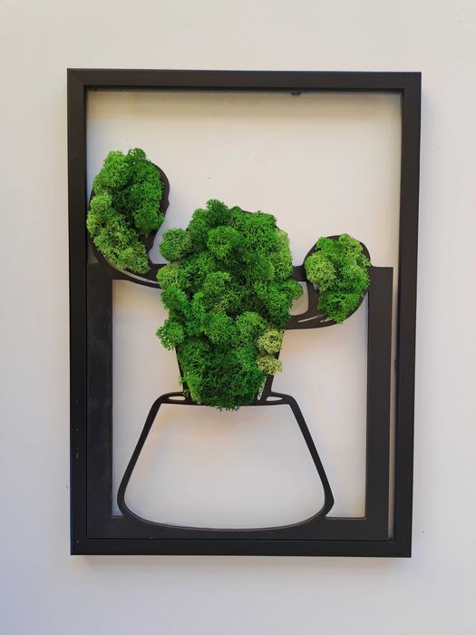 Декоративни пана със скандинавски мъх.