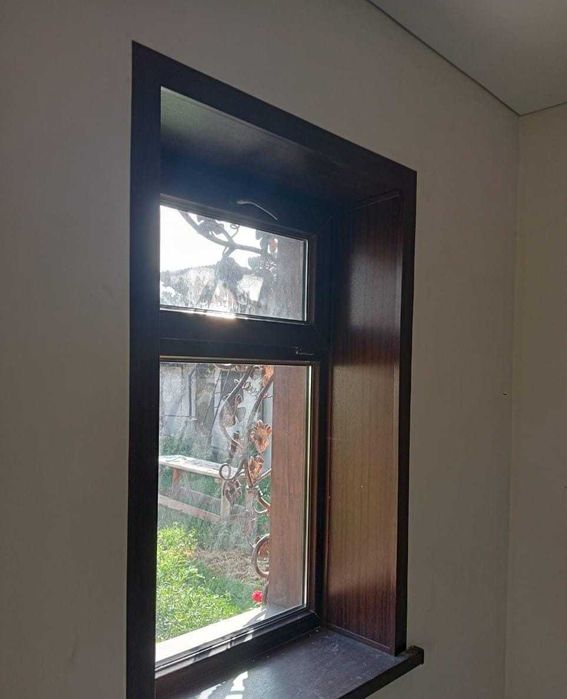 Откосы на окна, из пластика.