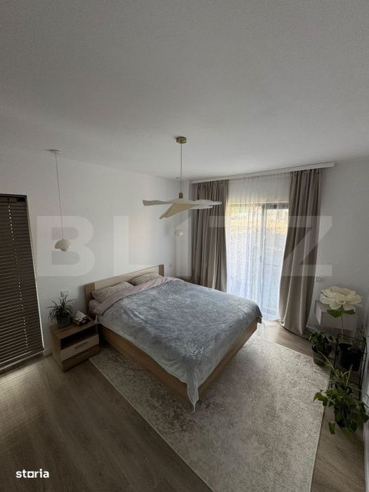 Apartament cu 2 camere, 57 mp, gradina 23 mp, zona Somesului