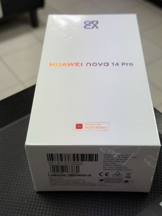 Huawei Nova 14 Pro,Crystal Blue,512GB/12GB RAM *ЧистоНов*