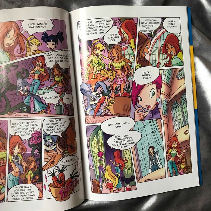 журналы книга monster high winx