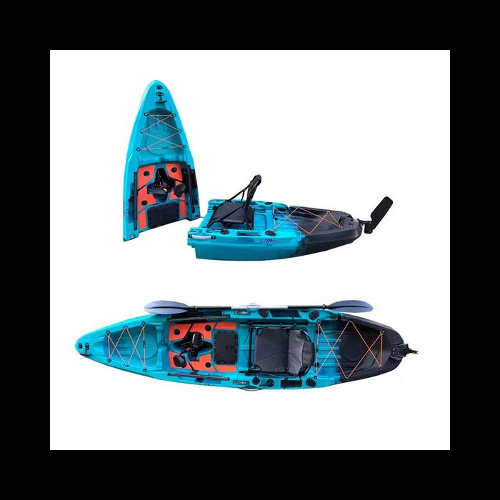 Caiac cu pedale modular de pescuit MIRAGEDRIVE 1 persoana