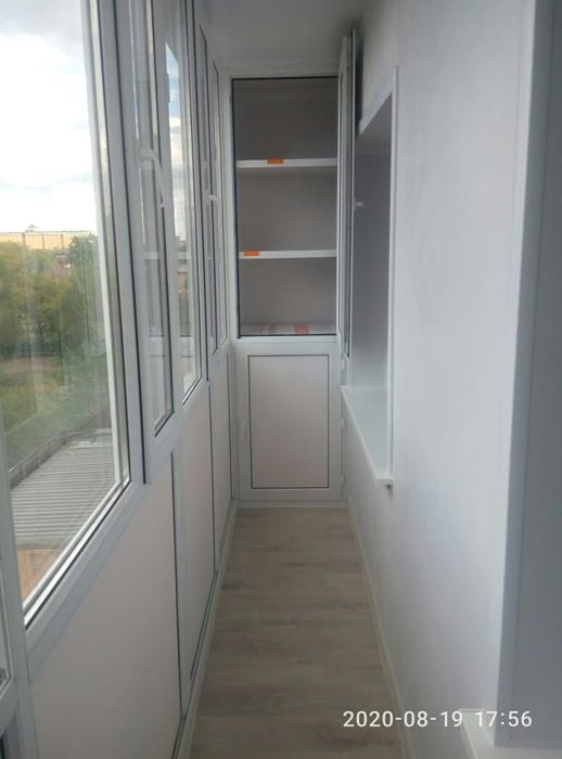 Пластиковые окна и балкон