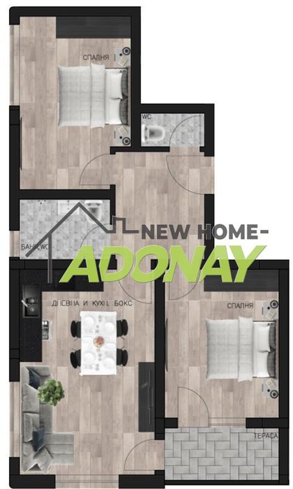 Продава се Двустаен апартамент в Пловдив, Остромила - 87 кв.м за 1012 €/кв.м - Снимка #3