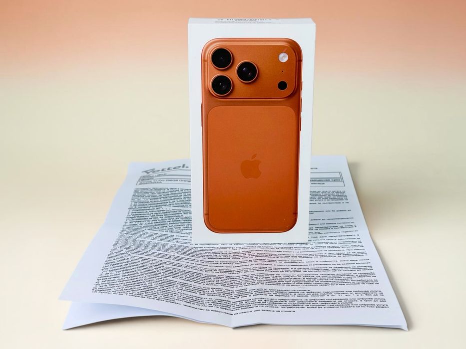 НОВ! Apple iPhone 17 Pro 256GB Cosmic Orange 4г. Гаранция!