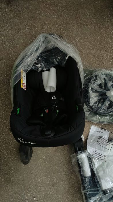 NOU Carucior Puggle Santiago 3 in 1, I-size verde