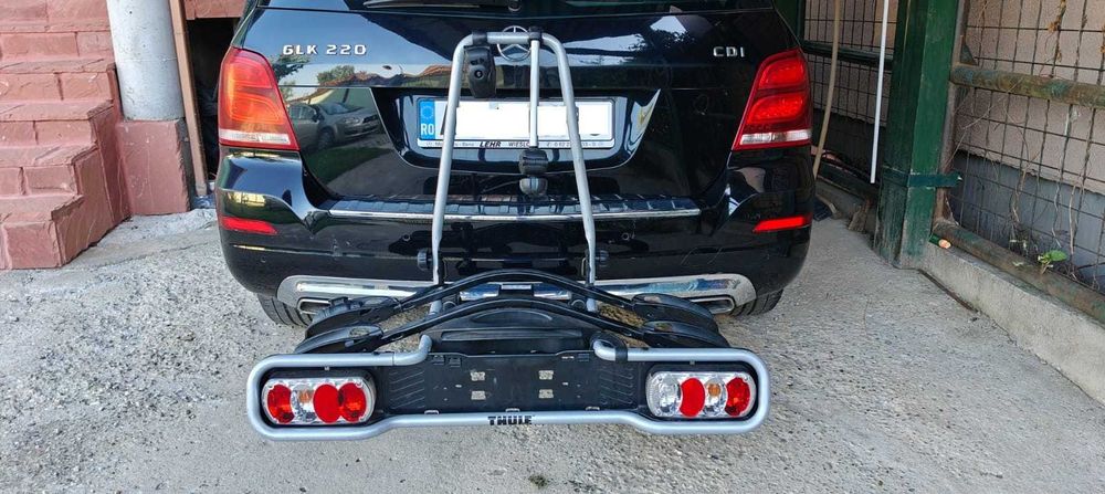 Suport doua biciclete Thule, rabatabil, pe carlig