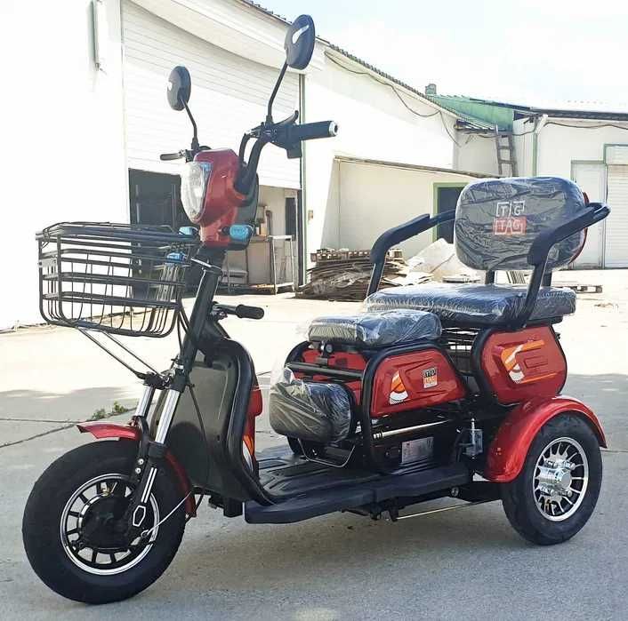 ПРОМОЦИЯ -Триместна триколка EcoWay М19X синя задно задвижване