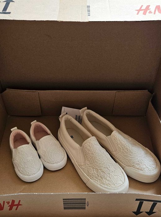 Летни обувки H&M от памучен брезент