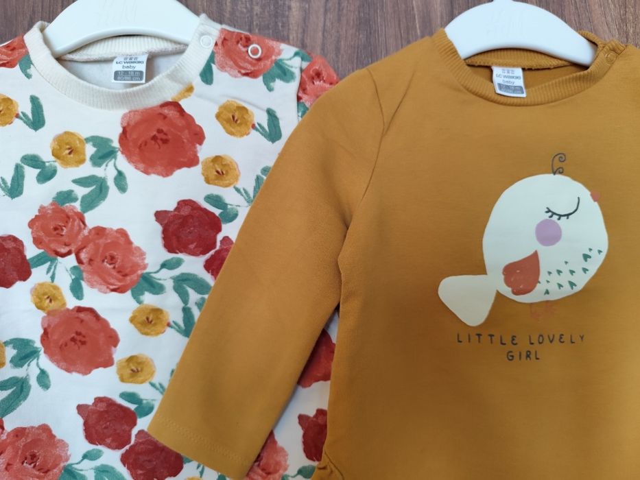 Детски плътни блузи 86 р-р