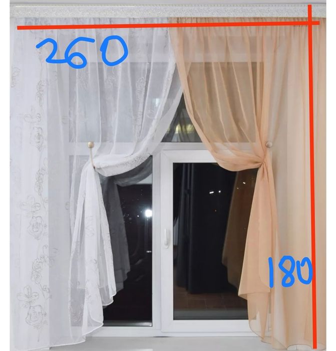 Тюли для кухни , новые.