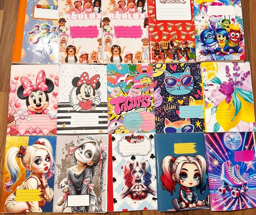 Красиви тетрадки - широки редове, А5