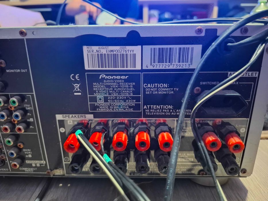 Receiver Pioneer VSX-1015 150W , 8 Ohni