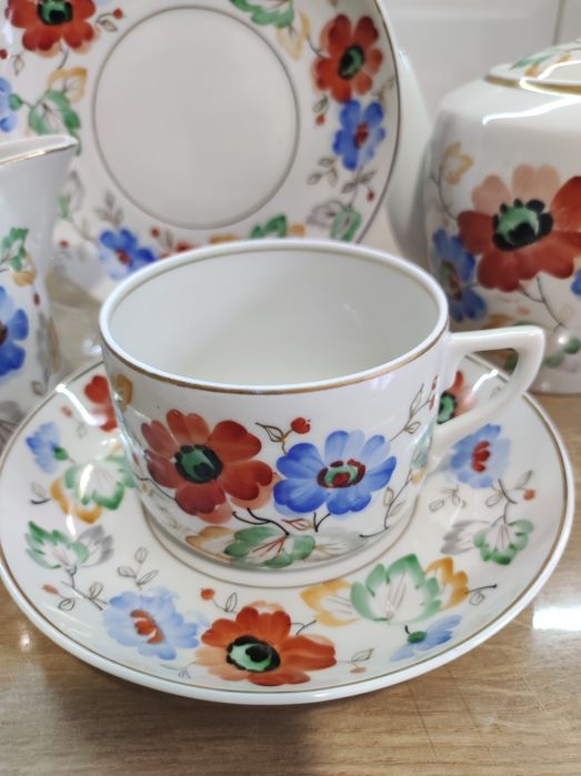 Чайный сервиз "Полевые цветы"" 1958г.