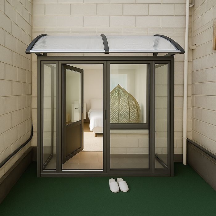 Остекление входной группы