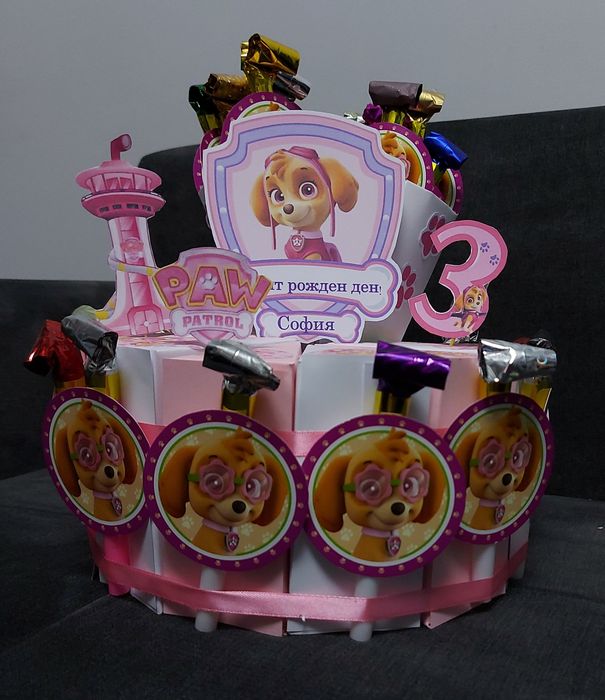 Картонени торти/подаръчни кутии за рожден ден