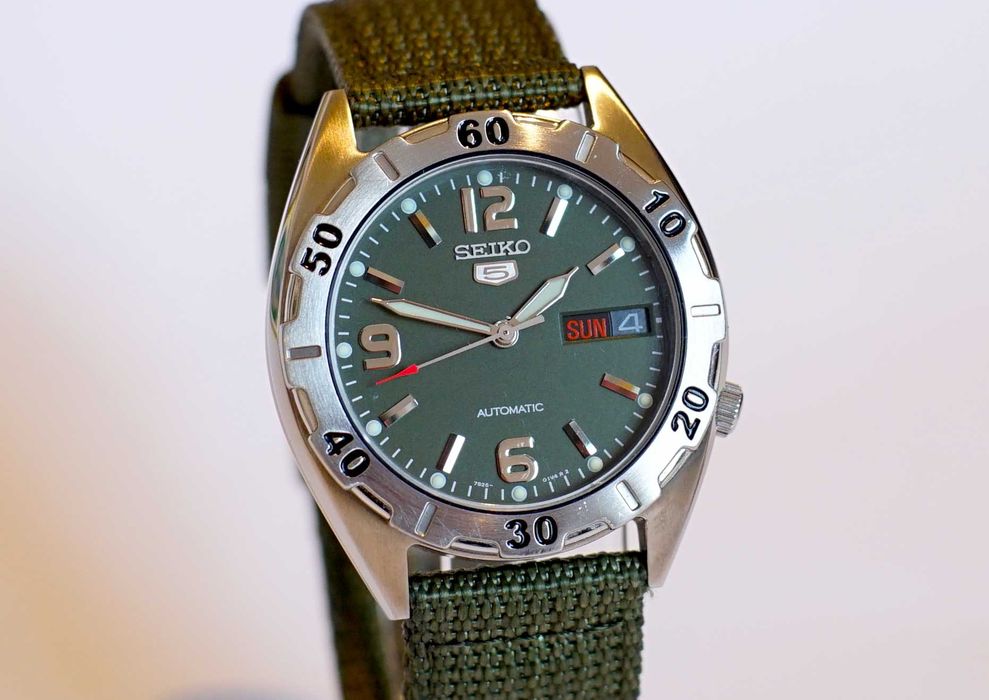 SEIKO 5 ceas barbati militar Automatic - Original
