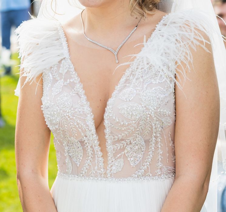 Rochie de mireasă din mătase naturală