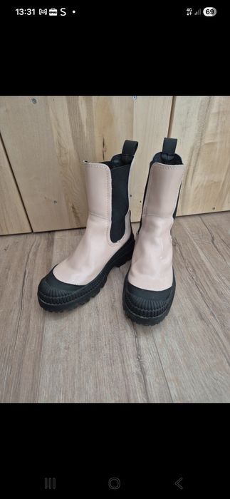 Ghete înalte piele 37