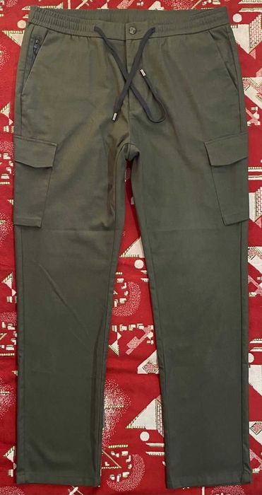 Люкс брюки карго с кулиской от "Herno" original W36 на 52р.