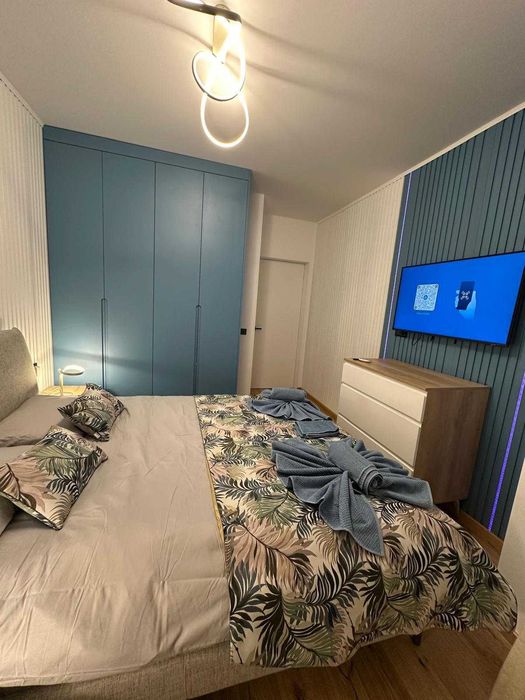 Apartament 3 camere LUX cu loc de parcare privat inclus in interiorul complexului | Vedere la mare & piscină | Alezzi Beach Resort Mamaia Nord | 87 mp