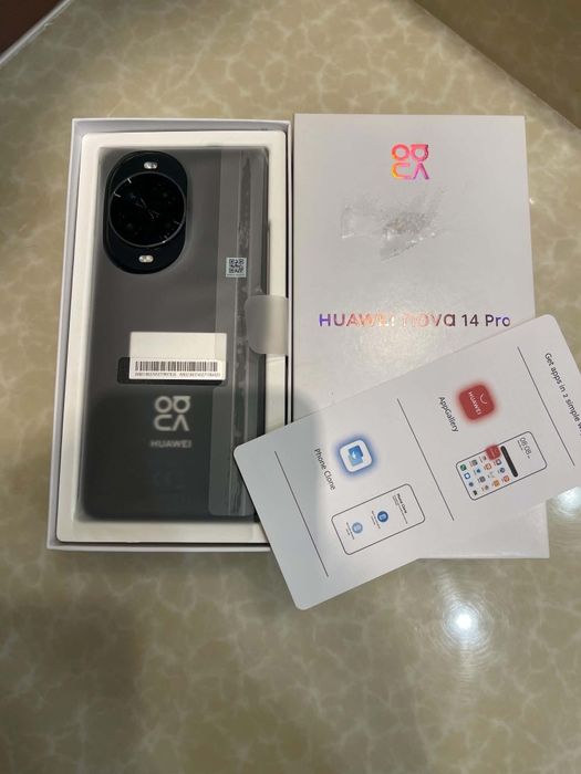 Възможен Бартер/ЧИСТО НОВ !!! Huawei nova 14 Pro, Dual SIM, 12GB RAM, 512GB, Black