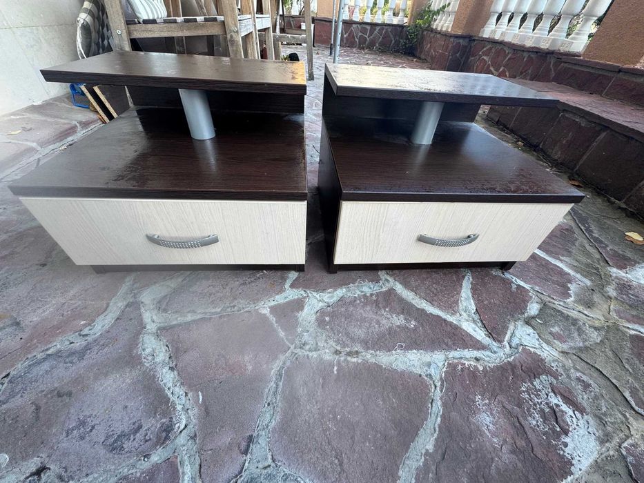 Комплект легло за спалня и 2 нощни шкафчета