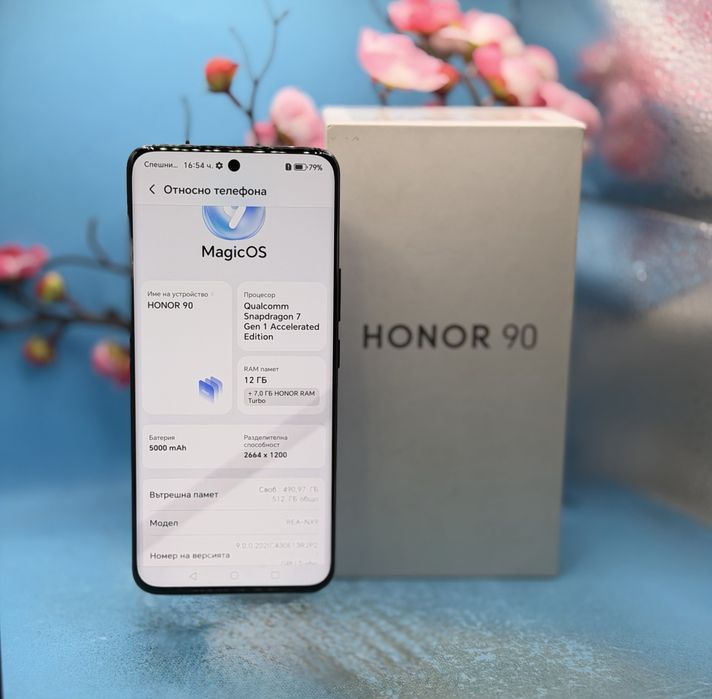 Honor 90, 12GB RAM, 512GB, 5G, Midnight Black