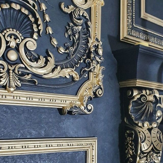 Роспись потолки, стены, сусальное золото патина, барельеф,  декор и др