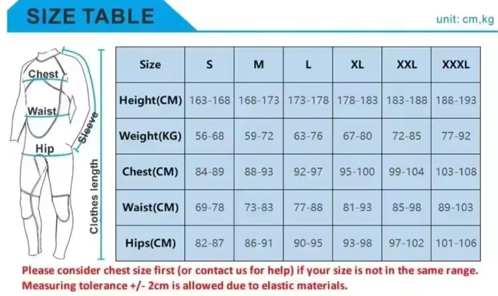 SLINX Неопрен костюм за гмуркане 5 мм