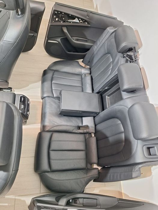 Interior Audi A6 4G C7 cu incalzire fata spate ventilatie electric ful