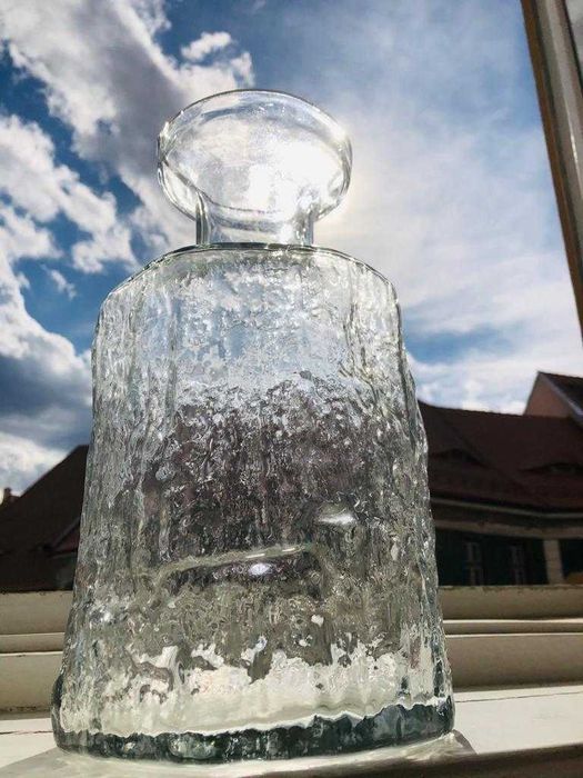 Iittala of Finland vase sticla decoratiune designer Timo Sarpaneva