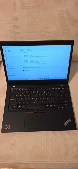 Laptop Lenovo ThinkPad L14 Gen 1 | Ryzen 5 PRO 4650U (6 nuclee) | 8GB RAM | 256GB SSD | Încărcător tip C | Windows 11 Pro – Office 2019 instalat