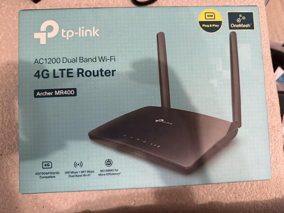 4G LTE роутер TP-Link Archer MR400