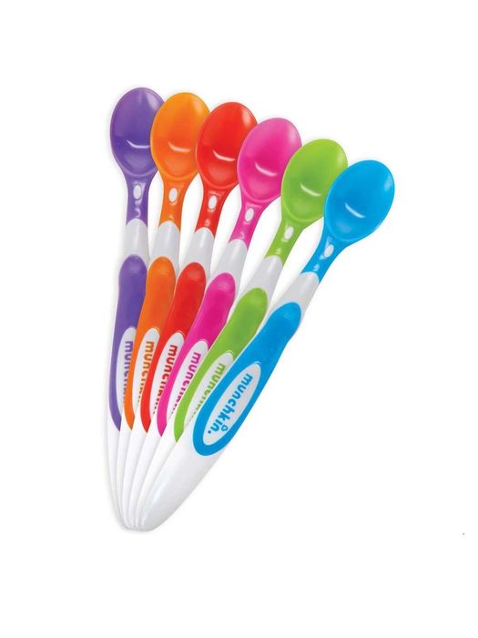 Kомплект от 6 броя бебешки лъжички с мек накрайник от Munchkin