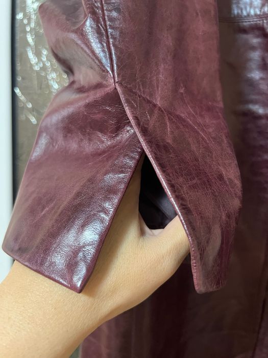 Pardesiu piele Mango