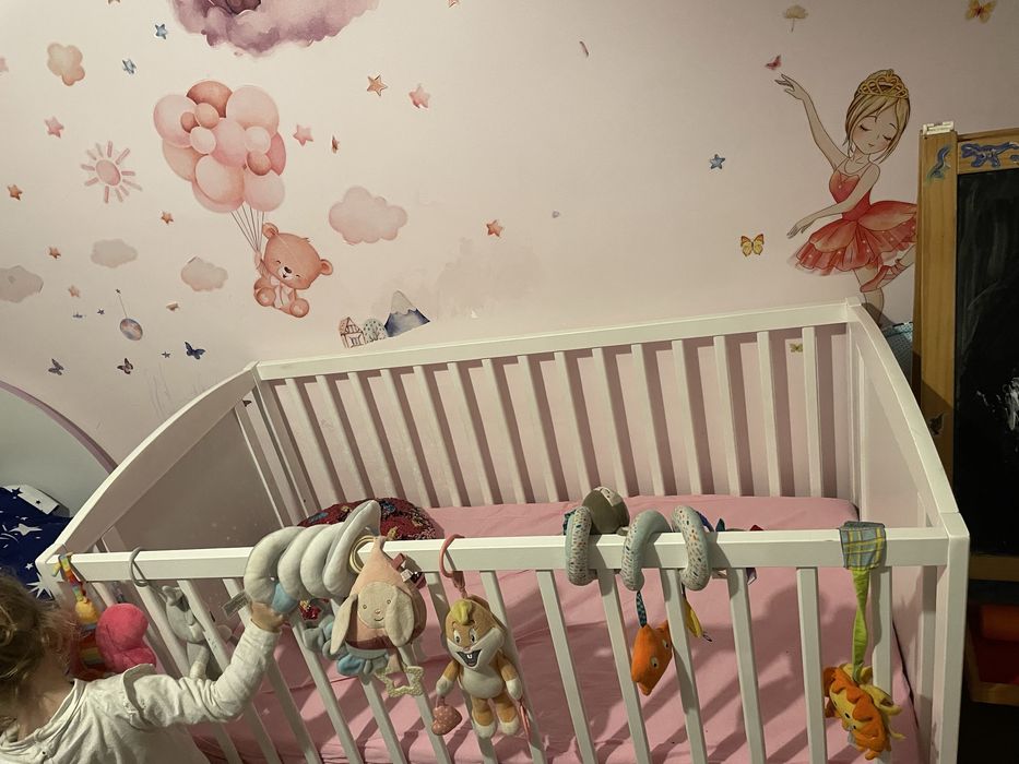 Patut bebe, cu saltea de bambus