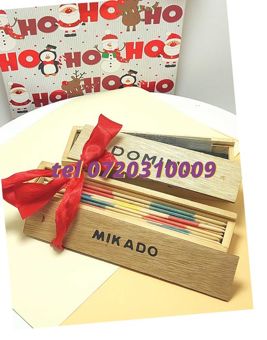 Pachet Cadouri  Joc Marocoo mikadoSi Domino  Transport Gratuit
