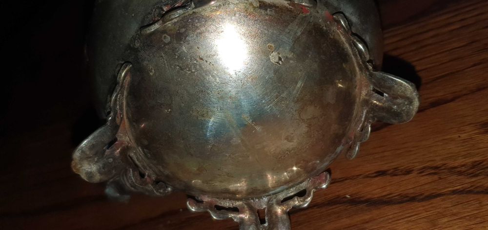 Антикварен посребрен чайник E.S.P.N.A1 Sheffield Англия отличен