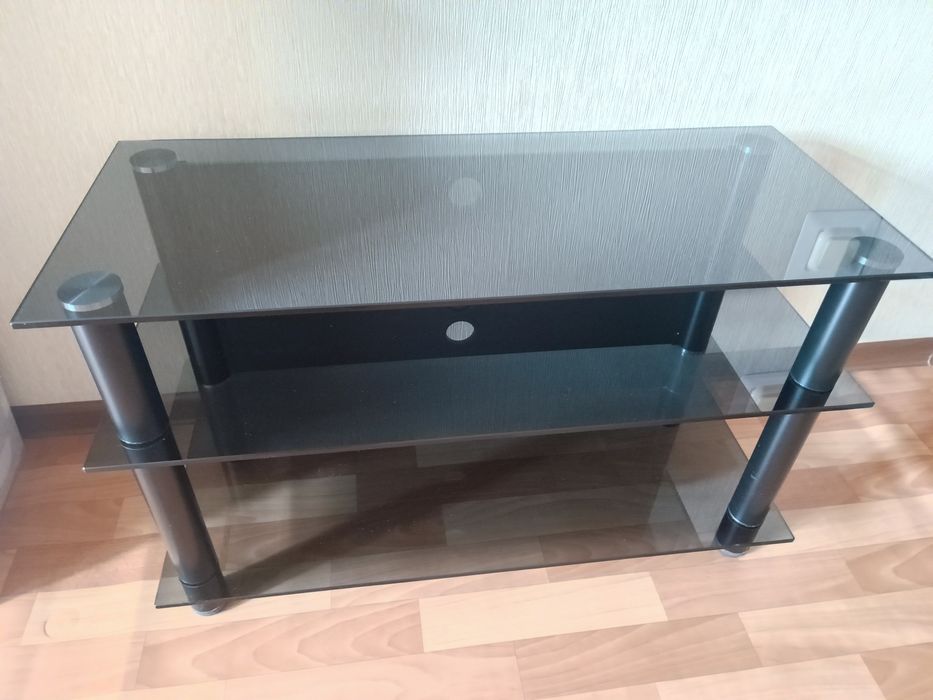 Продам стеклянную тумбу