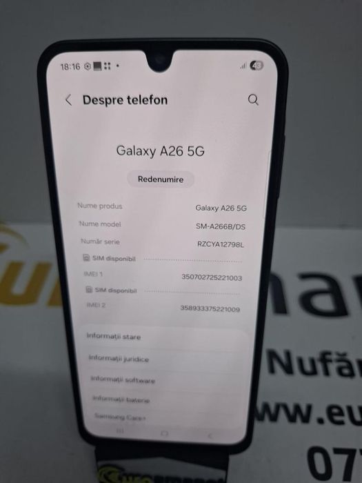 Telefon mobil Samsung Galaxy A26, 6GB RAM, 128GB -N2-