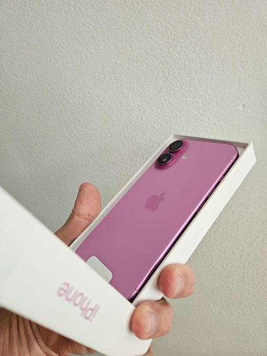 Iphone 16, 256 Gb, neverlock, nou la cutie pink, schimb.