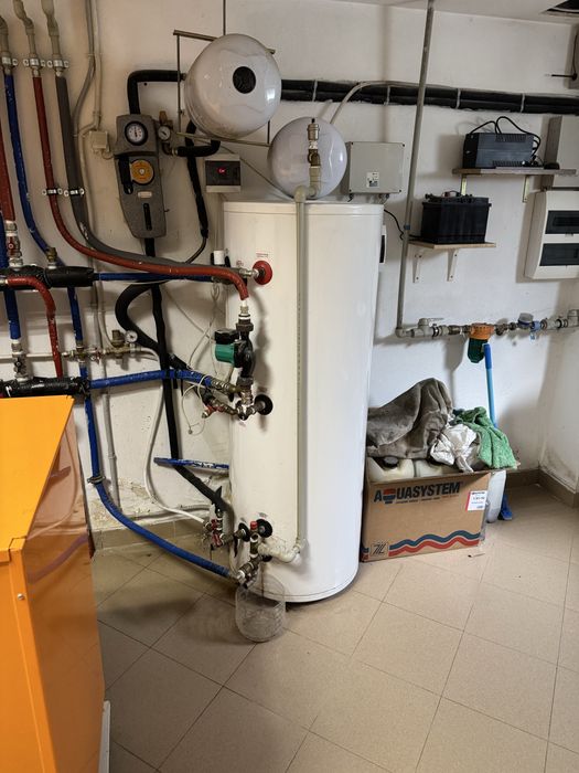 цяла пелетна система FERROLI 35 kW + BISOLID + 300 л БОЙЛЕР“