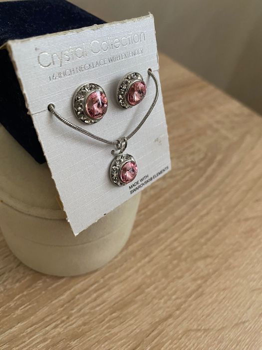 Комплект колие с обеци