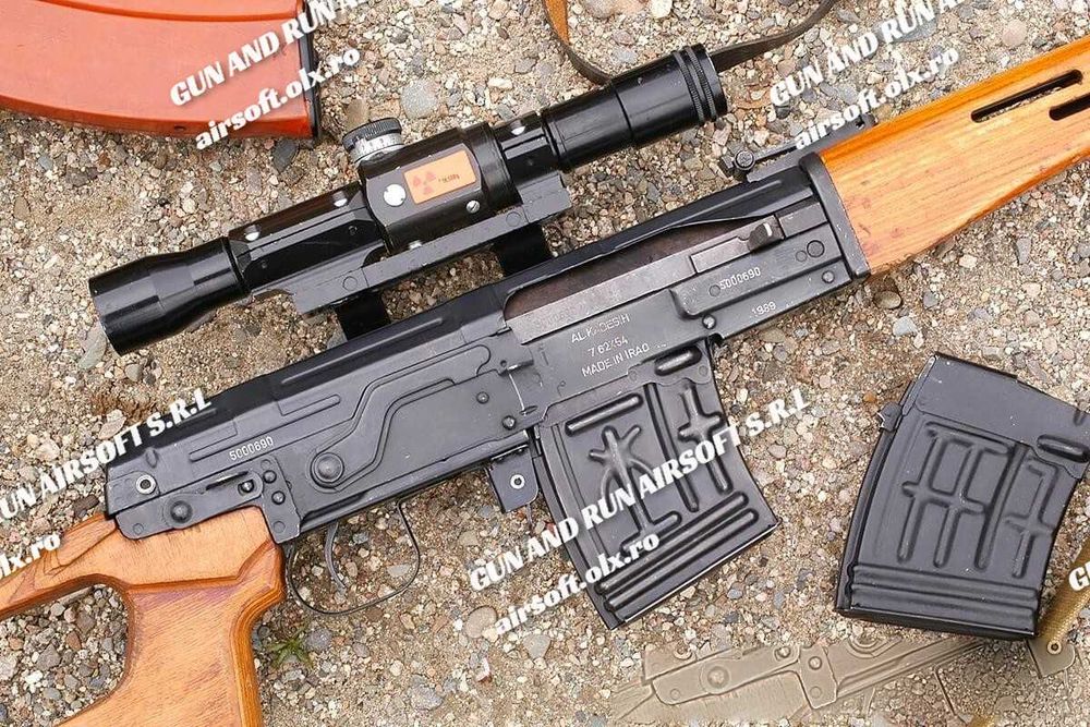 PUSCA DRAGUNOV MODIFICATA MAX! (Sniper 5.8J) Completa + Armare Manuala