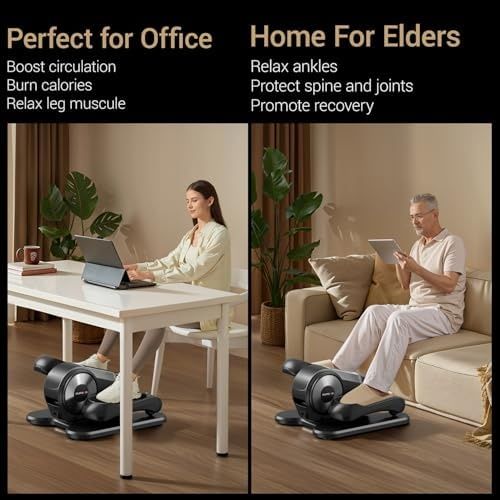 Промо!Висококачествен,Електрически  елиптичен тренажор за крака с LCD