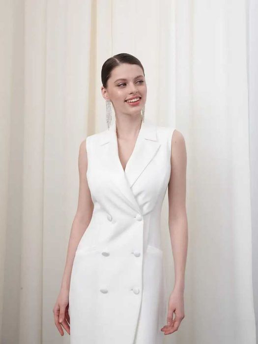 Платье-пиджак на выпускной